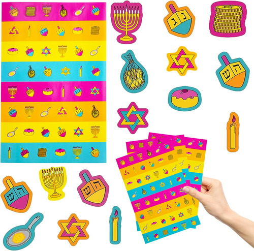 Pegatinas De Hanukkah, Ideales Para Artes Y Manualidades, De