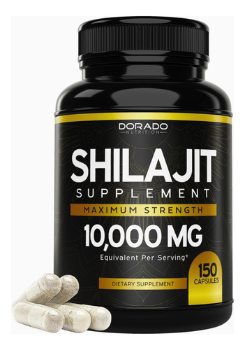 Shilajit 10,000 Mg Max Vitamina Para Hombre .