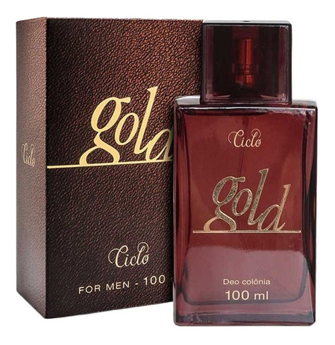 Deo Colônia Gold Ciclo Cosméticos 100ml Perfume Masculino