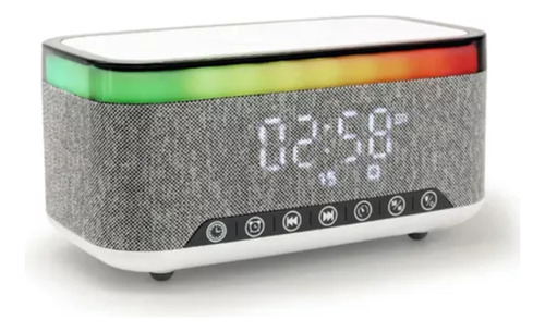 Altavoz Bluetooth Multifunción Portátil 15w Reloj Cargador