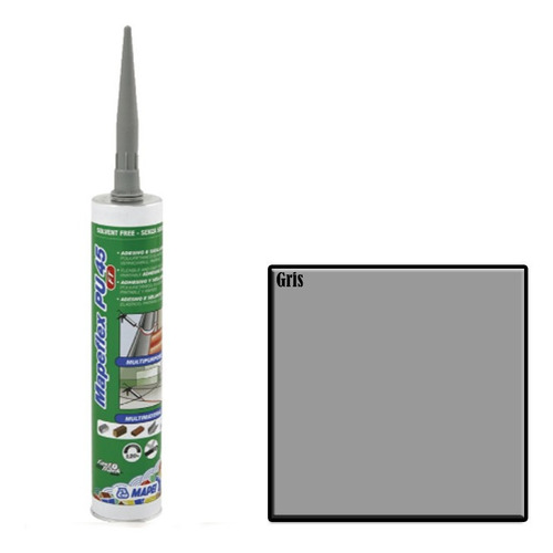 Sellador Poliretánico Mapeflex Pu 45 - Gris 300ml