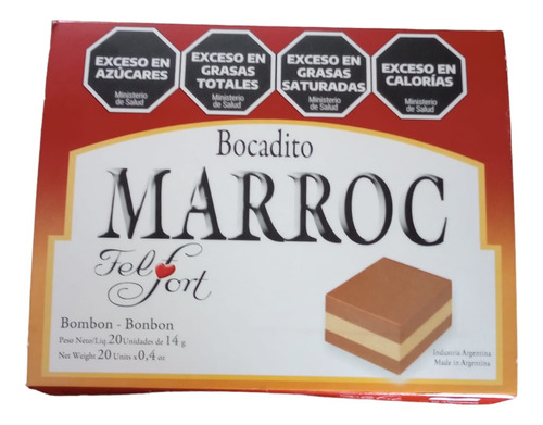 Bocadito Marroc Felfort 20 Uniades De 14 G