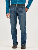 Comprar Pantalon Jean Wrangler Relaxed Fit Talle Grande Hombre Azul