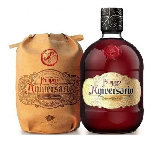 Ron Pampero Aniversario Extra Añejo 700cc ( Envase Cuero)