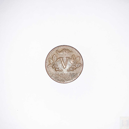 Moneda 5 Centavos 1964