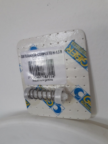 Imagen 2 de 5 de Obturador Completo H-1.5 Lts Giber Envios Respuestos Giber