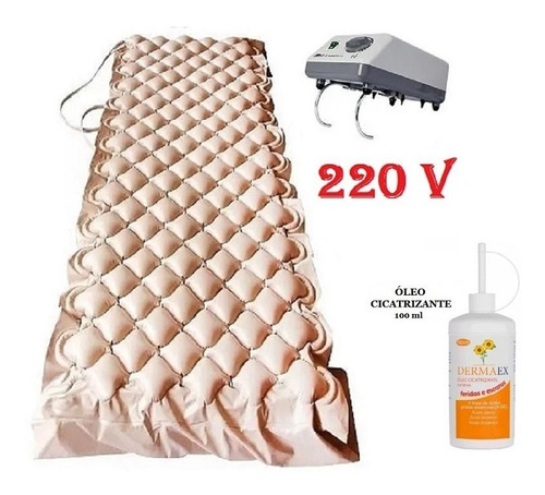 Colchão Pneumatico Air Plus Dellamed Com Motor 220v