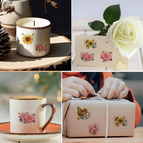 Conjunto De 3 Rolos De Fita Washi De Flores Para Artesanato