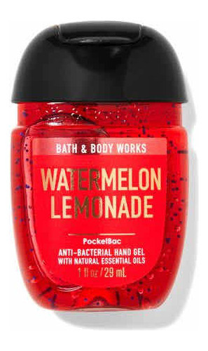 Bath And Body Works 1 Gel Antibacterial Pocketbac Sanitizer Fragancia Watermelon Lemonade