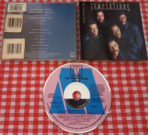 The Temptations - Milestone / Cd Usa 1991