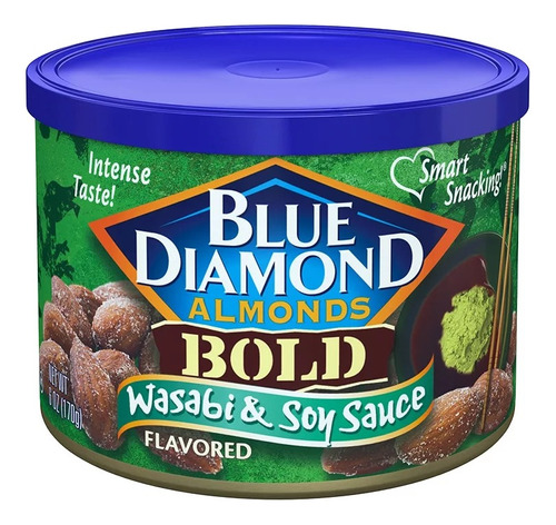 Blue Diamond Almonds Bold Wasabi & Soy Sauce 170 Gr