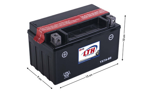 Batería Gel Motoneta Italika Ws Ds Dm Lth Tx7a-bs Ytx7a-bs