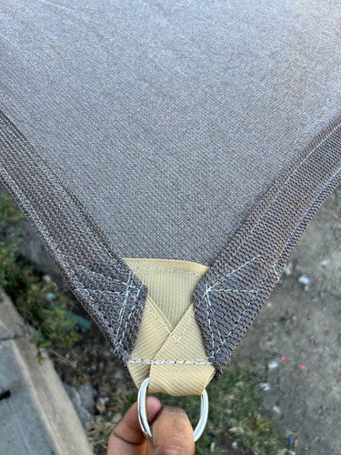 Malla Sombra 5x7 Reforzada Lista Para Colocar Raschel 90% Chocolate
