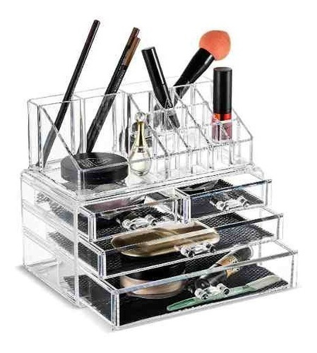 Organizador De Maquillaje Cosmetiquero Joyero Acrilico