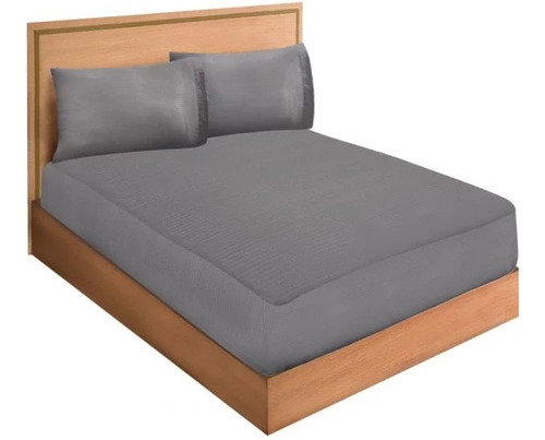 Juego Sabanas Relax Varios Modelos King Size Elefantito Color Gris