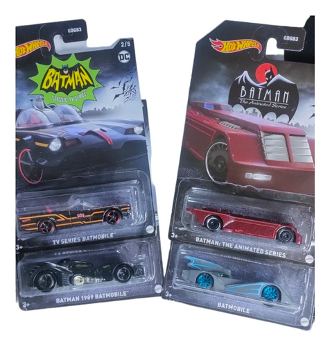 Hot Wheels Coleccion Batman Batimobile Retro Serie Animada