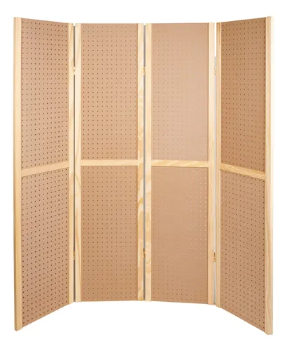 Pegboard Display - Pantalla De Tablero Perforado De 4 Panele