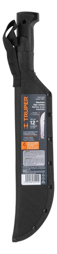 Machete Rambo 12' Negro Truper 15870