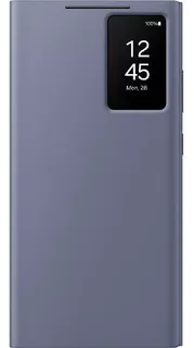 Samsung Smart View Wallet Case Para Galaxy S24 Ultra Violeta