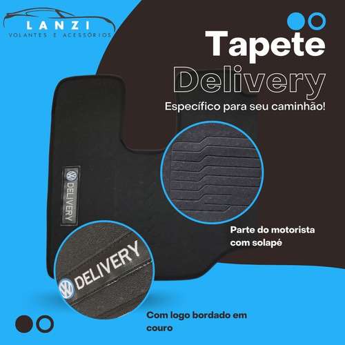 Imagem 4 de 6 de Tapetes Delivery Antiderrapante Borracha Caminhão Volks