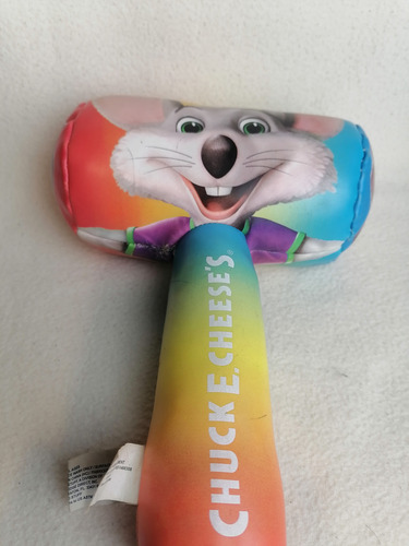 Peluche Original Martillo Chuck E Cheese Good Stuff 23cm. (Usado)