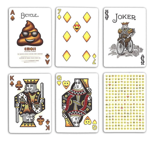 Bicicleta Emoji Juego De Cartas Uspcc Sealed Deck