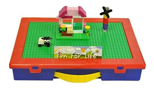 Organizador De Legocompatible Funda Con Placa De Construccir