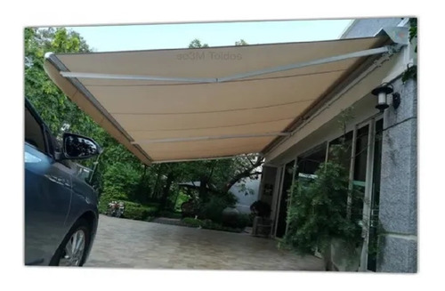 Imagem 1 de 7 de 1 Toldo Articulado Manual Acrílico 4m Largura X 2,50m Avanço