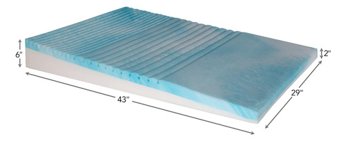 Almohada De Cuña Corporal De Espuma Viscoelástica De Gel Con