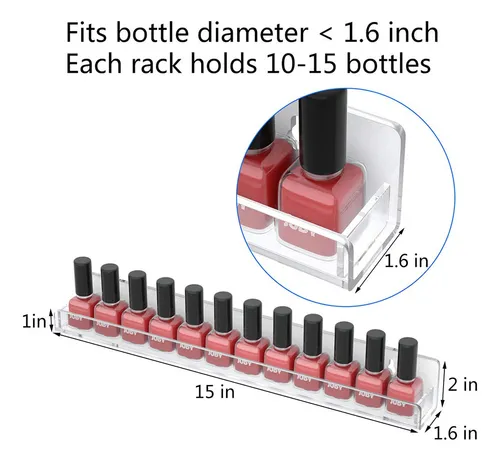 Repisas De Pared Niubee Acrilicas Para Esmaltes De Unas