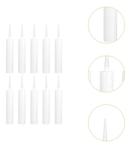 Para Kit Tubos Selladores Proyectos Bricolaje 10 Uds.