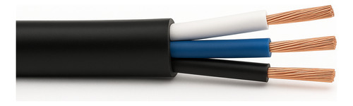 Fio Cabo Pp 3x6mm Flexível 3 Vias 6mm 20 Metros Tripolar
