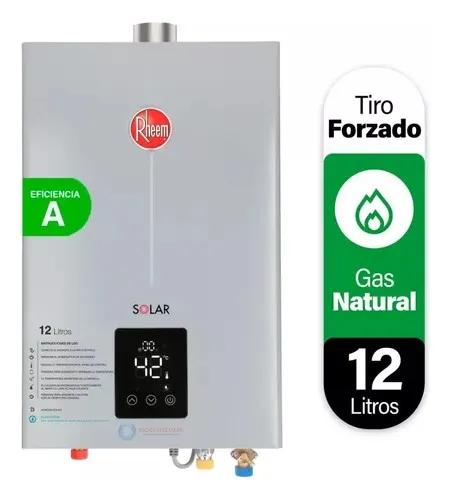 Calefont Rheem Gas Natural 12 Tiro Forzado