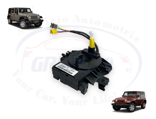 Pista Carrete Resorte Clockspring Jeep Wrangler 2007 Al 2016