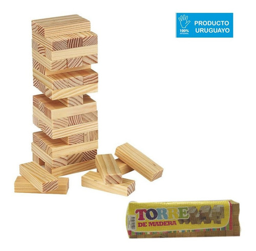 Jenga Yenga torre De Maderaen Juego De Mesa Oferta!!!  Mdf