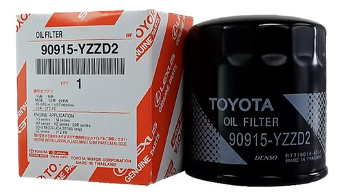 Filtro De Óleo Toyota Hilux E Sw4