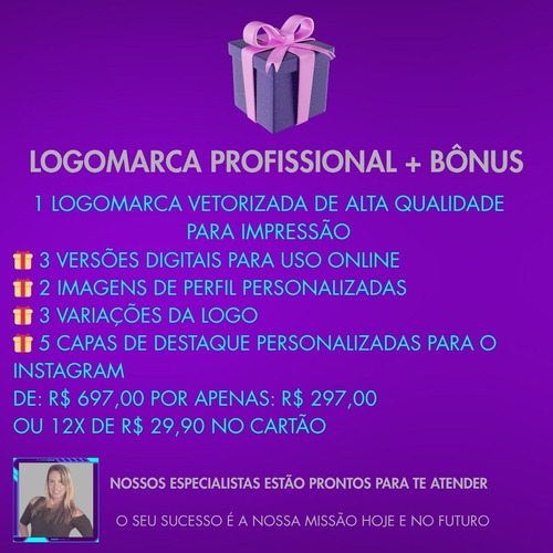 Logomarca Profissional + Bônus