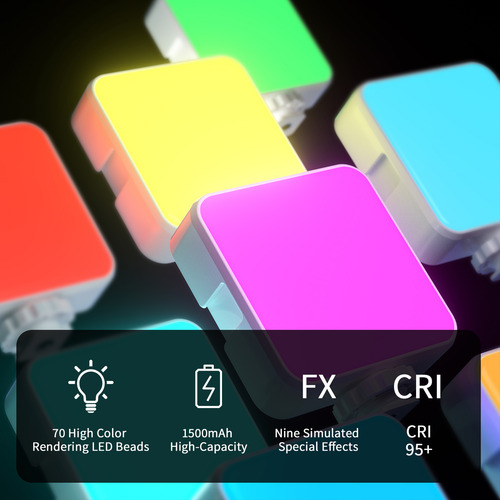 Led Para Videoconferencia Desiontal Ireal X1 Pocket Rgb Fill