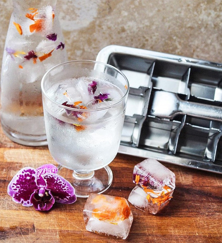 Bandeja De Hielo Quick-frozenss De Acero Inoxidable Hecha En