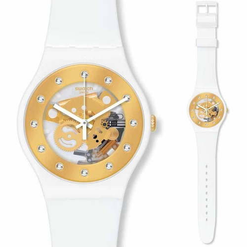 Reloj Swatch Suoz148 Sunray Glam Dama Agente Oficial