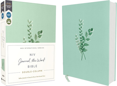 Nvi, Journal The Word Bible, Doble Columna, Tela Sobre Verde