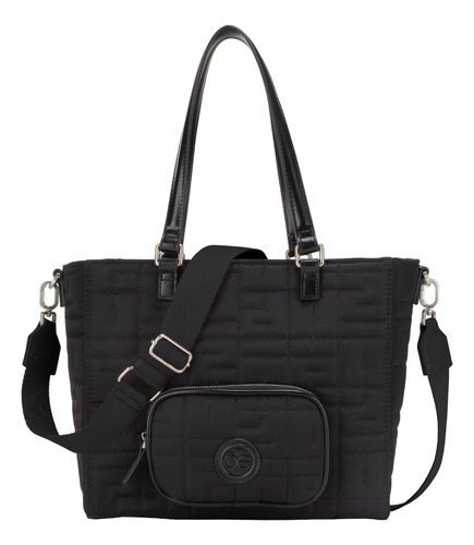 Bolsa Tote Cloe Diyil Grande Color Negro
