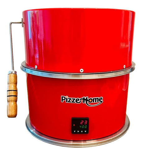 Forno De Pizza Elétrico Pizzehome 220v Digital Vermelho