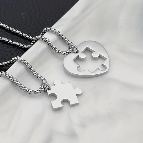 Collar En Forma De Rompecabezas