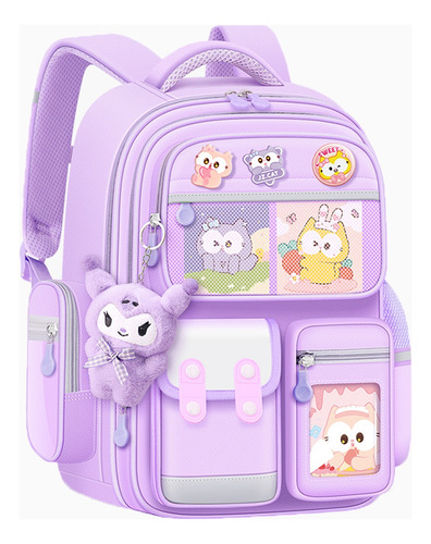 La Mochila Escolar Primaria Para Niños Jade Dog Reduce La Carga Y La Protección De La Columna Vertebral De Gran Capacidad