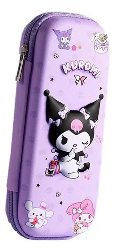 Estuche Para Lápices Kuromi Melody Cinnamoroll Con Dibujos A