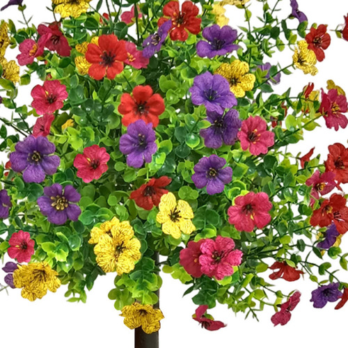 Estaca De Flores Artificiales Para Jardín, Reutilizable,