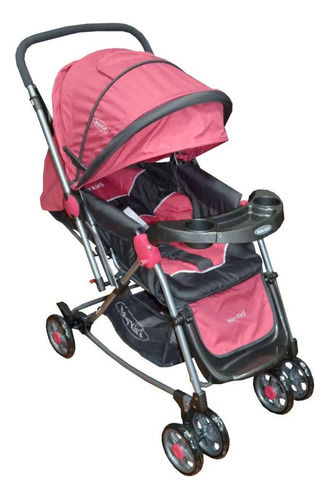 Baby Kits Sku:  Coche Mecedor Baby Kits Flip Mc320 Rosa