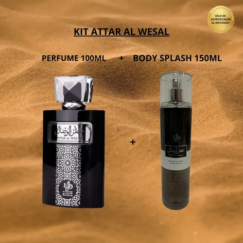 Attar Al Wesal Al Wataniah + Body Splash Árabe | MercadoLivre