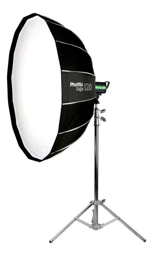 Imagen 1 de 6 de Octo Softbox 120cm Plegado Rapido Phottix Raja Motura Bowens